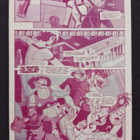 Impossible Team-Up: Impossible Jones and Captain Lightning #1 - Page 3 - PRESSWORKS - Comic Art - Printer Plate - Magenta