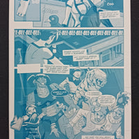 Impossible Team-Up: Impossible Jones and Captain Lightning #1 - Page 3 - PRESSWORKS - Comic Art - Printer Plate - Cyan