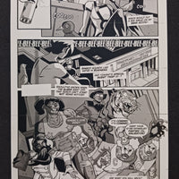 Impossible Team-Up: Impossible Jones and Captain Lightning #1 - Page 3 - PRESSWORKS - Comic Art - Printer Plate - Black