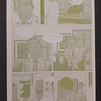 Category Zero Conflict #4 - Page 2 - PRESSWORKS - Comic Art - Printer Plate - Yellow