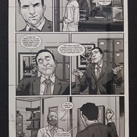 Category Zero Conflict #4 - Page 2 - PRESSWORKS - Comic Art - Printer Plate - Black