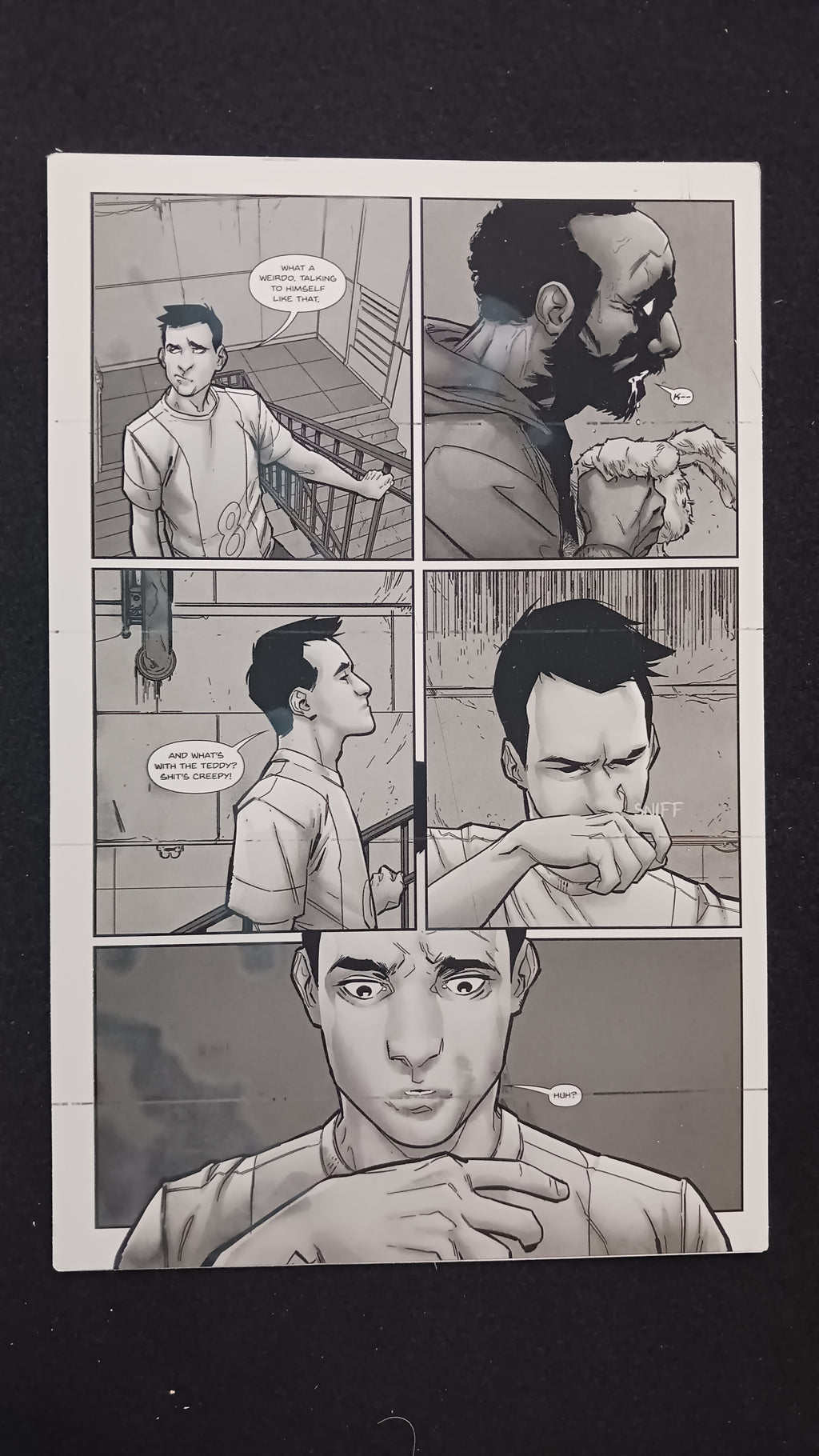 Category Zero Conflict #4 - Page 19 - PRESSWORKS - Comic Art - Printer Plate - Black