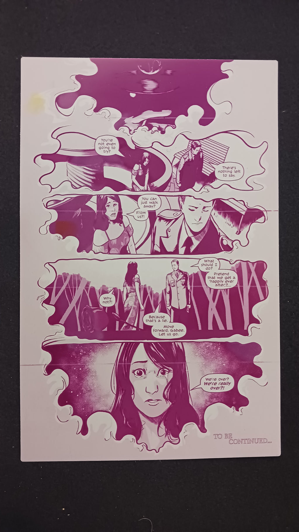 Parting Ways #1 - Page 24 - PRESSWORKS - Comic Art - Printer Plate - Magenta