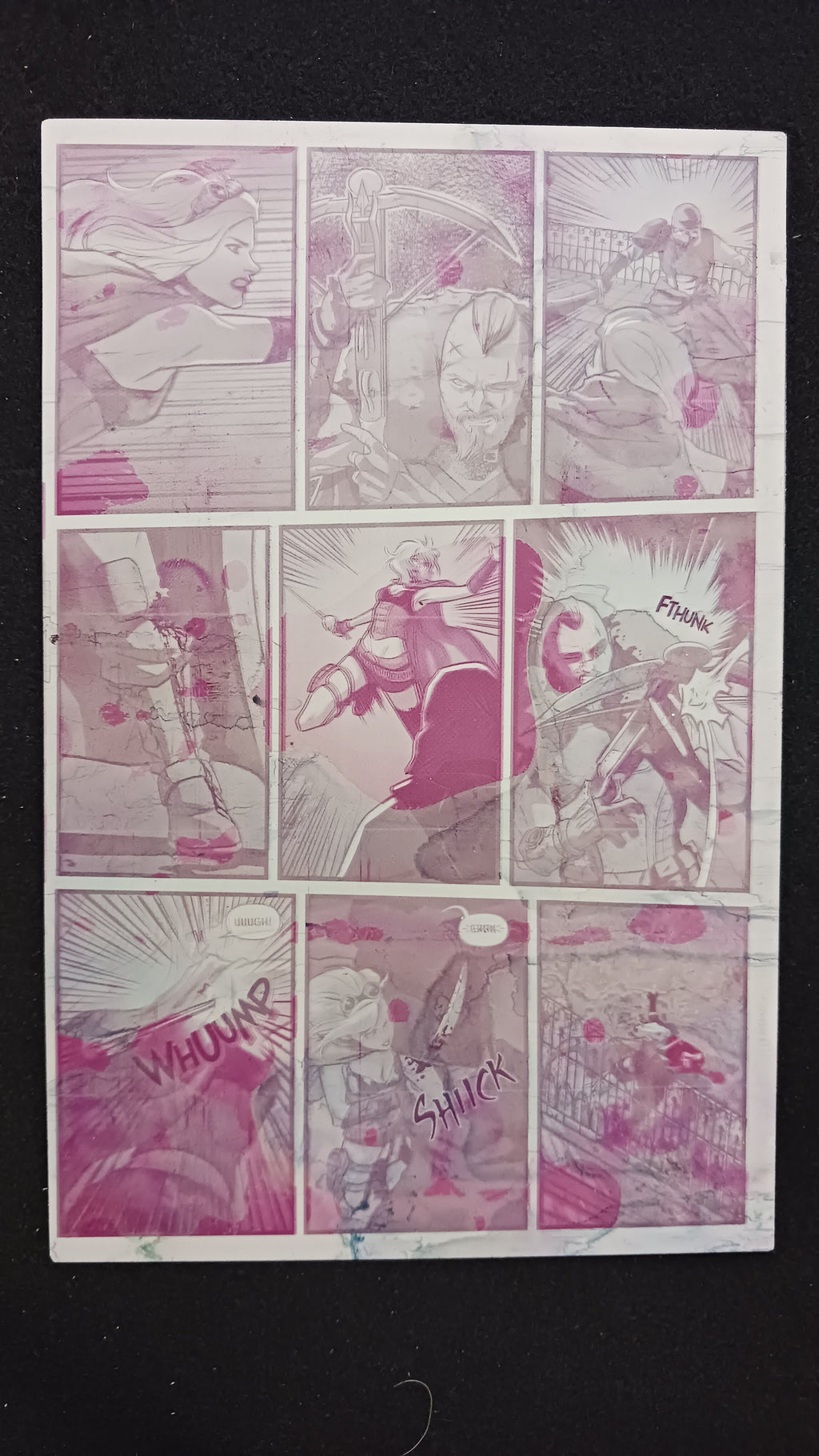 Tales of Vulcania #1 - Page 19 - Magenta - Comic Printer Plate - PRESSWORKS
