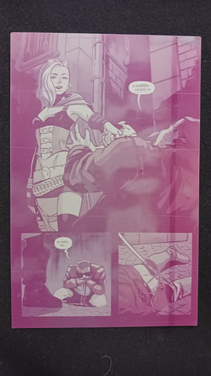 Tales of Vulcania #1 - Page 4 - Magenta - Comic Printer Plate - PRESSWORKS