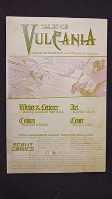 Tales of Vulcania #1 - Inside Front Cover - PRESSWORKS - Comic Art -  Printer Plate - Yellow