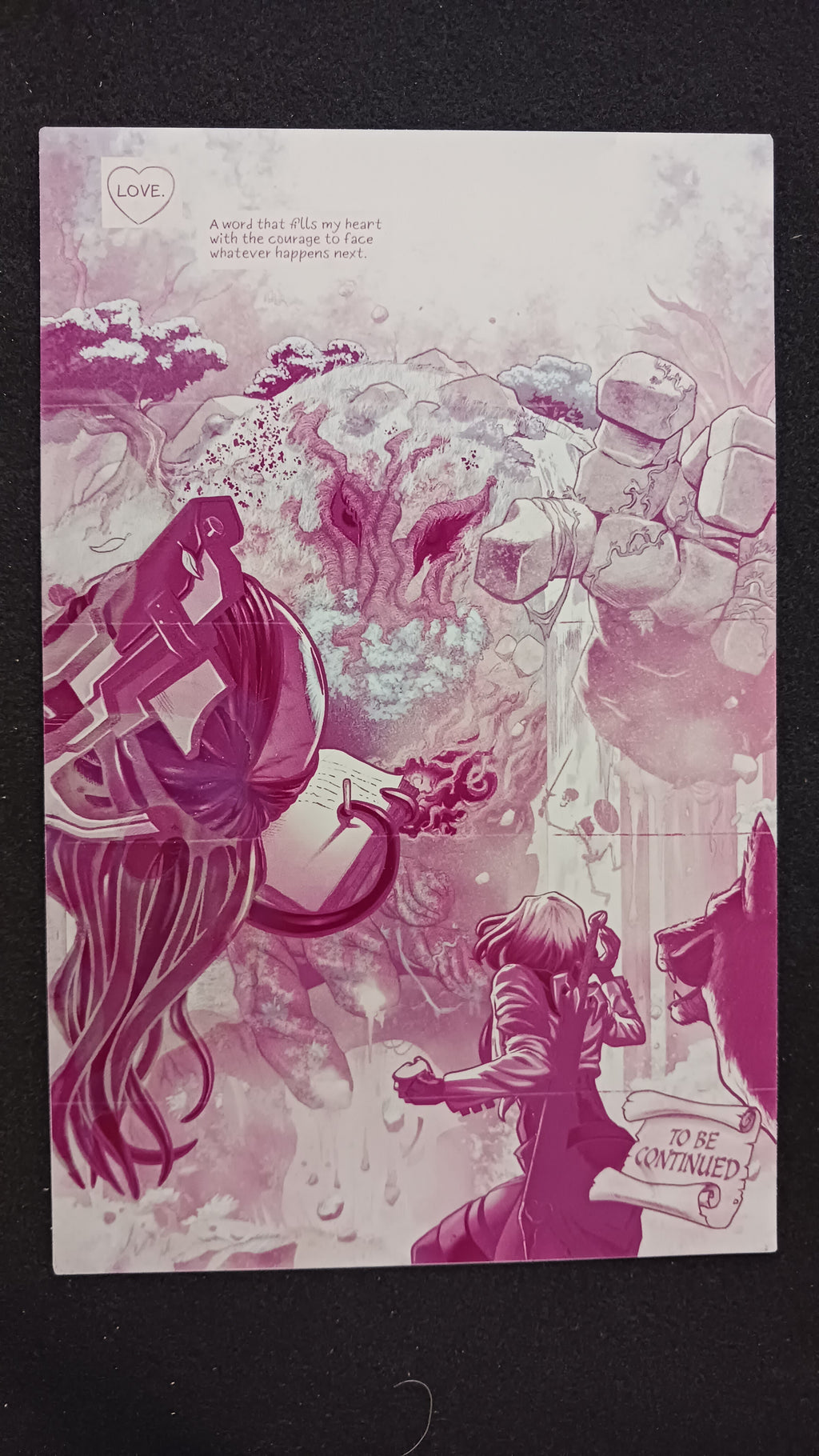 By The Horns Dark Earth #7 - Page 17 - PRESSWORKS - Comic Art -  Printer Plate - Magenta