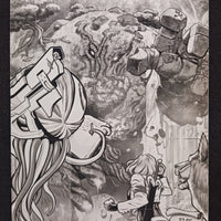 By The Horns Dark Earth #7 - Page 17 - PRESSWORKS - Comic Art -  Printer Plate - Black
