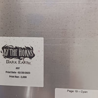 By The Horns Dark Earth #7 - Page 19 - PRESSWORKS - Comic Art -  Printer Plate - Cyan