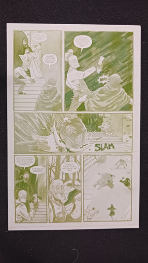 The Life and Death of the Brave Captain Suave #5 - Page 21 - Yellow - Comic Printer Plate - PRESSWORKS