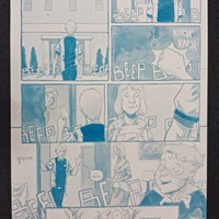 The Life and Death of the Brave Captain Suave #5 - Page 24 - Cyan - Comic Printer Plate - PRESSWORKS