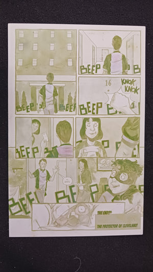 The Life and Death of the Brave Captain Suave #5 - Page 24 - Yellow - Comic Printer Plate - PRESSWORKS