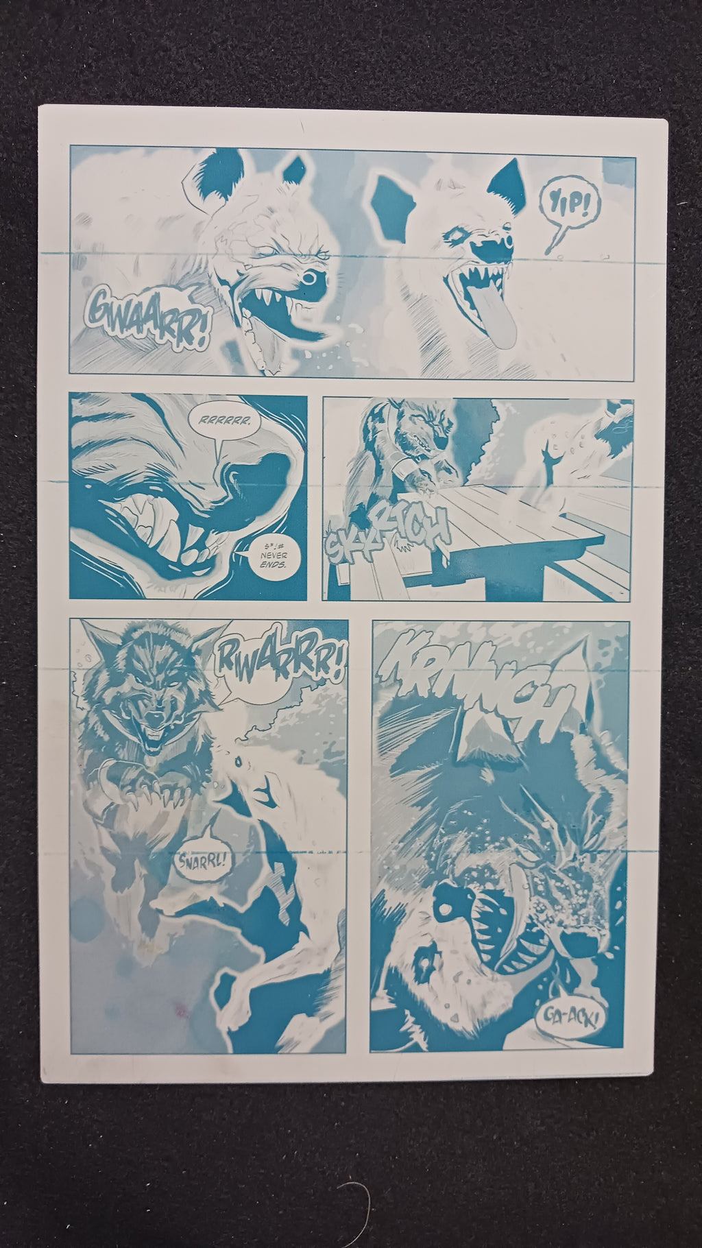 Shepherd: The Tether #1 - Page 6 - PRESSWORKS - Comic Art -  Printer Plate - Cyan