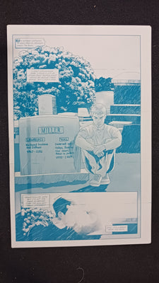 Shepherd: The Tether #1 - Page 1 - Cyan - Comic Printer Plate - PRESSWORKS