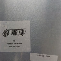 Shepherd: The Pit #1 - Page 22 - Black - Comic Printer Plate - PRESSWORKS