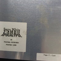 Snow White Zombie Apocalypse #2 - Page 17 - Cyan - Comic Printer Plate - PRESSWORKS