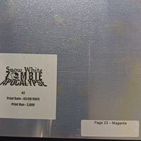 Snow White Zombie Apocalypse #2 - Page 23 - PRESSWORKS - Comic Art -  Printer Plate - Magenta