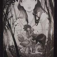 Snow White Zombie Apocalypse #2 - Page 23 - PRESSWORKS - Comic Art -  Printer Plate - Black