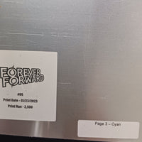 Forever Forward #5 - Page 3 - PRESSWORKS - Comic Art -  Printer Plate - Cyan