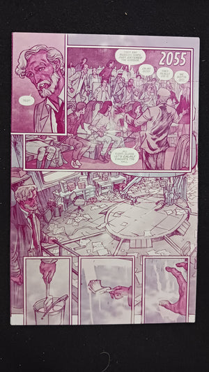 Forever Forward #5 - Page 18 - PRESSWORKS - Comic Art -  Printer Plate - Magenta