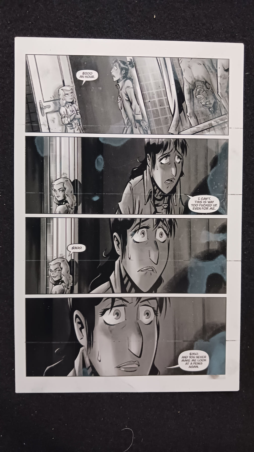 She Bites Trade Paperback - Page 25 Splash - Magenta - Comic Printer Plate - PRESSWORKS