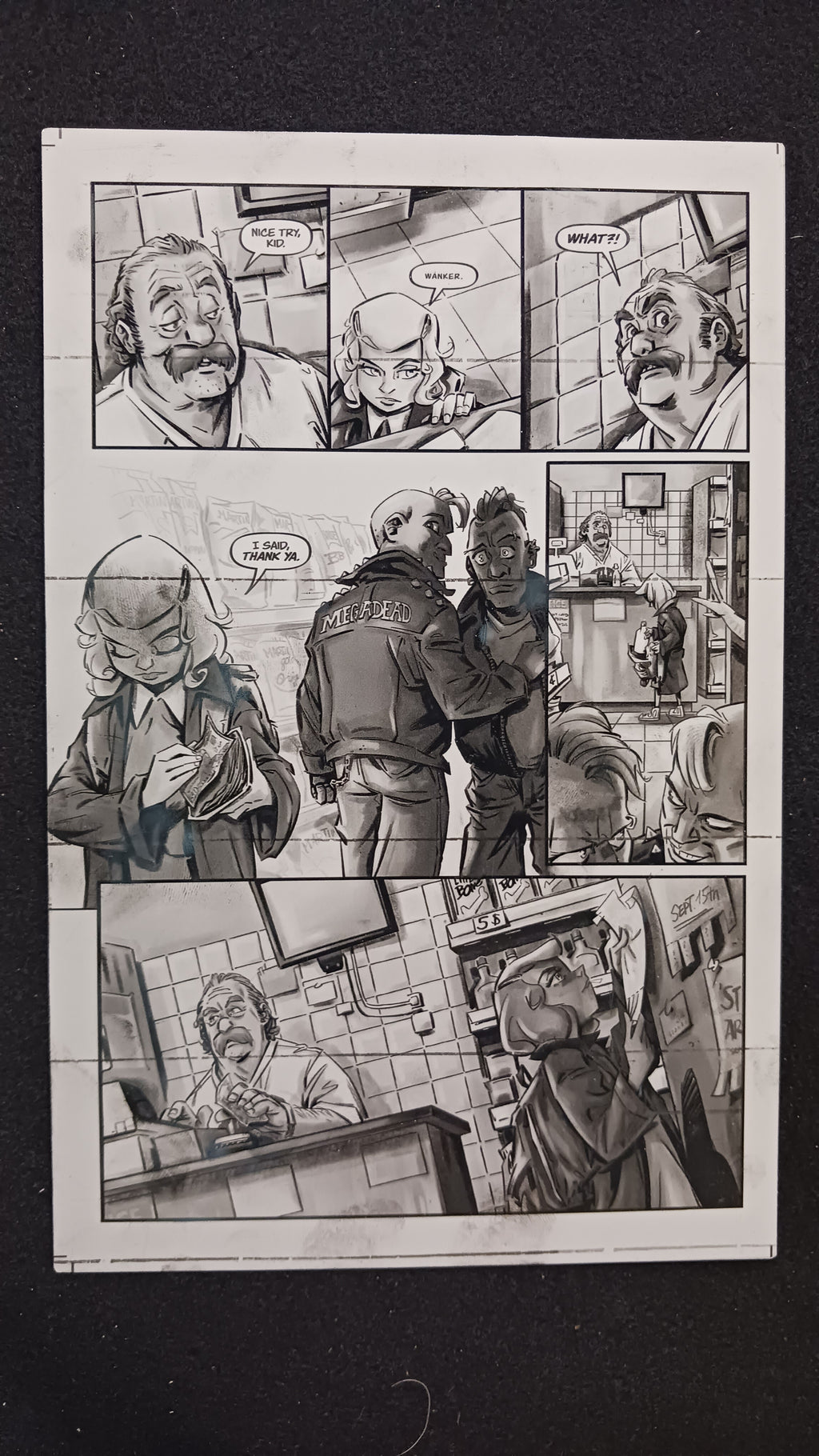 She Bites Trade Paperback - Page 6 - Black - Comic Printer Plate - PRESSWORKS