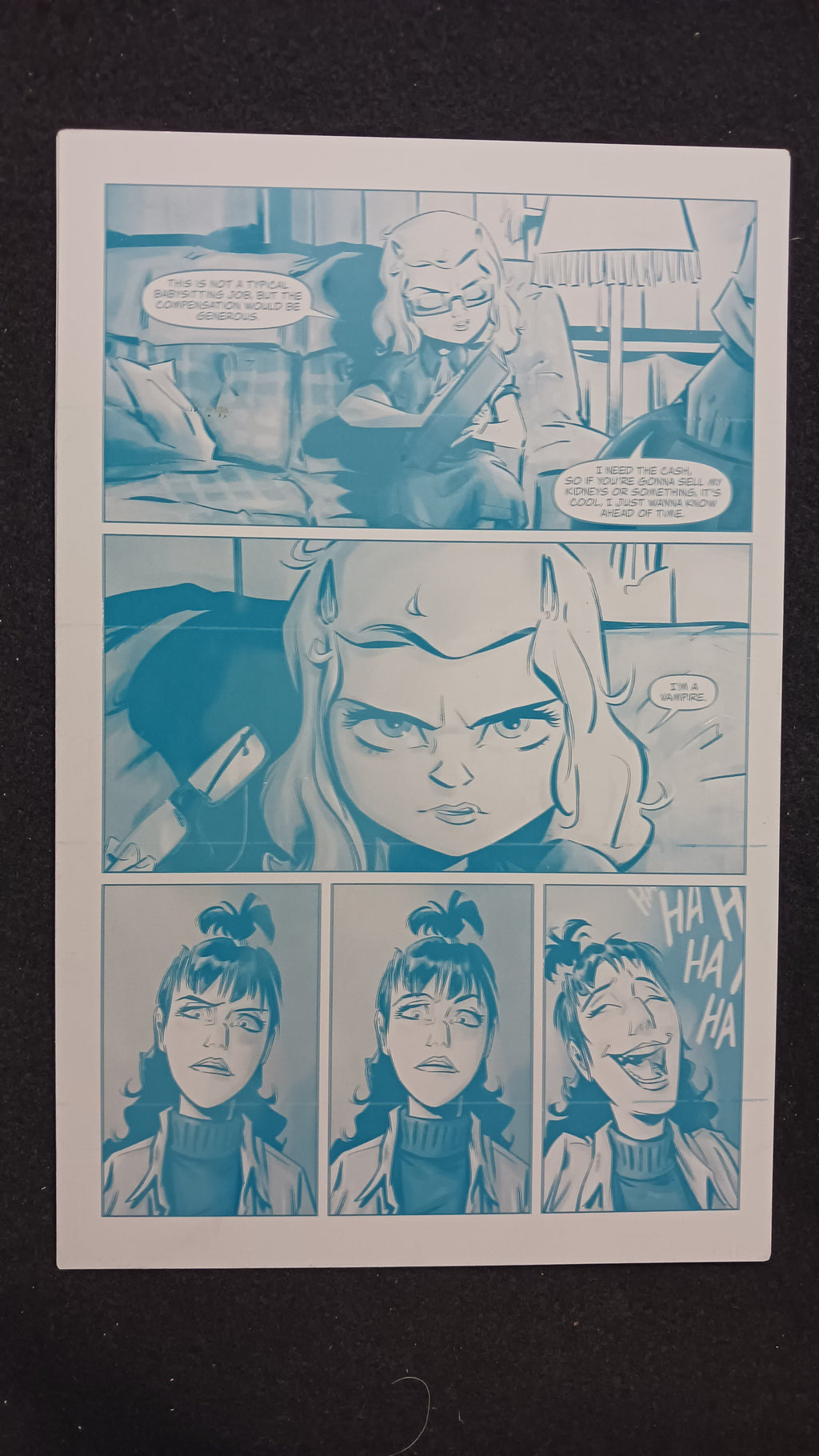 She Bites Trade Paperback - Page 20 - PRESSWORKS - Comic Art - Printer Plate - Cyan