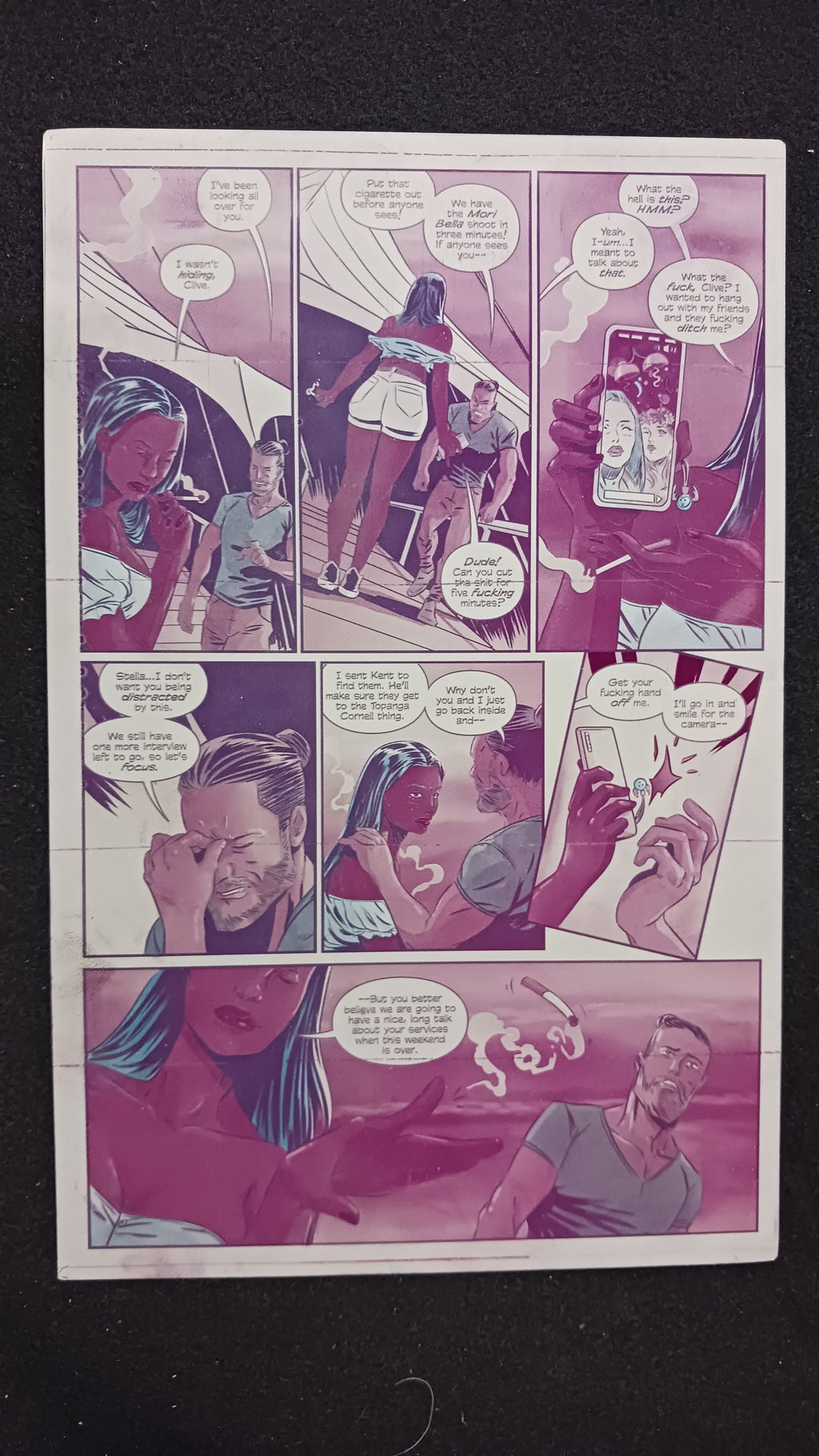 Killchella #2 - Page 16 - PRESSWORKS - Comic Art - Printer Plate - Magenta