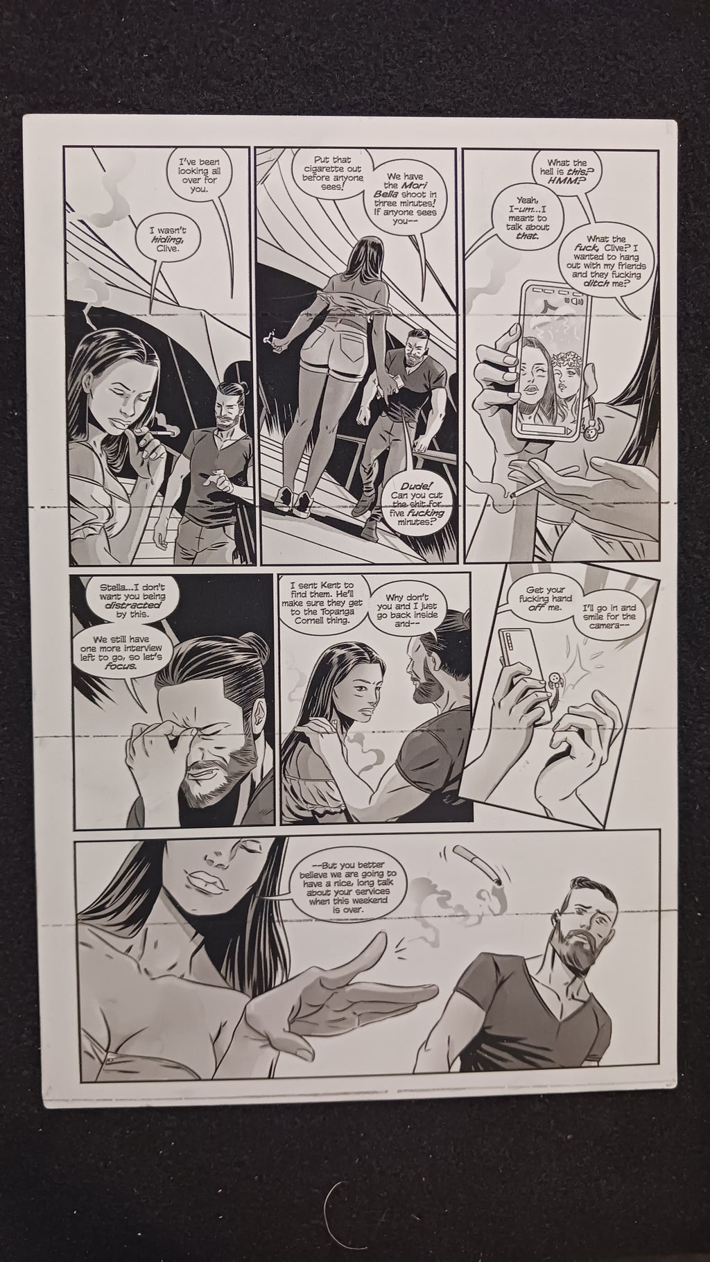 Killchella #2 - Page 16 - PRESSWORKS - Comic Art - Printer Plate - Black
