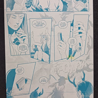 Killchella #4 - Page 10 - PRESSWORKS - Comic Art - Printer Plate - Cyan