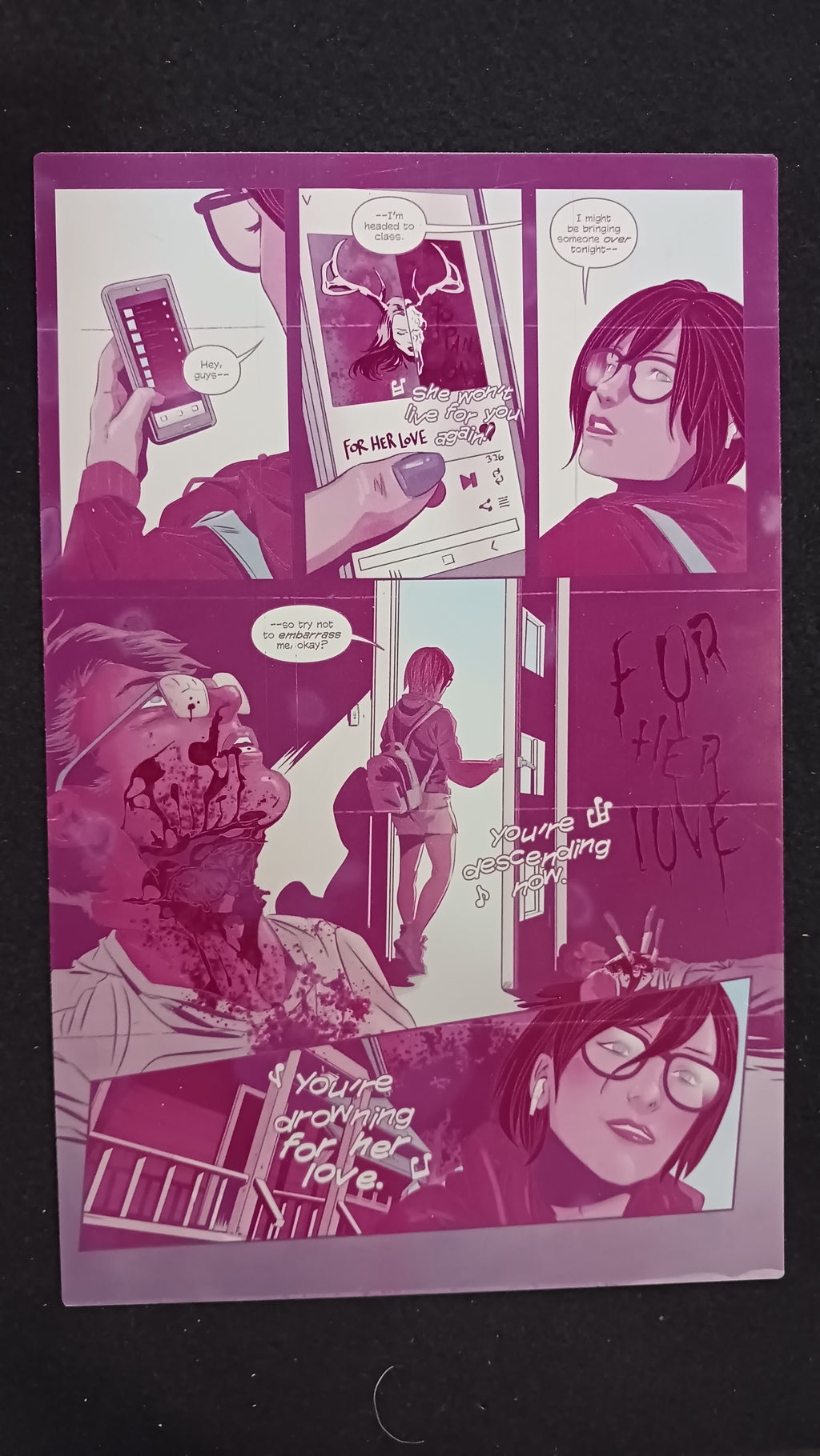 Killchella #4 - Page 20 - PRESSWORKS - Comic Art - Printer Plate - Magenta