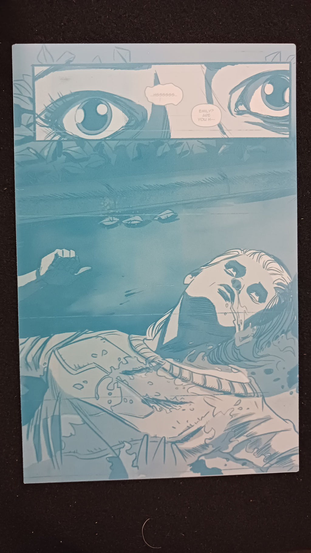 Banshees #2 - Page 22 Splash - PRESSWORKS - Comic Art - Printer Plate - Cyan