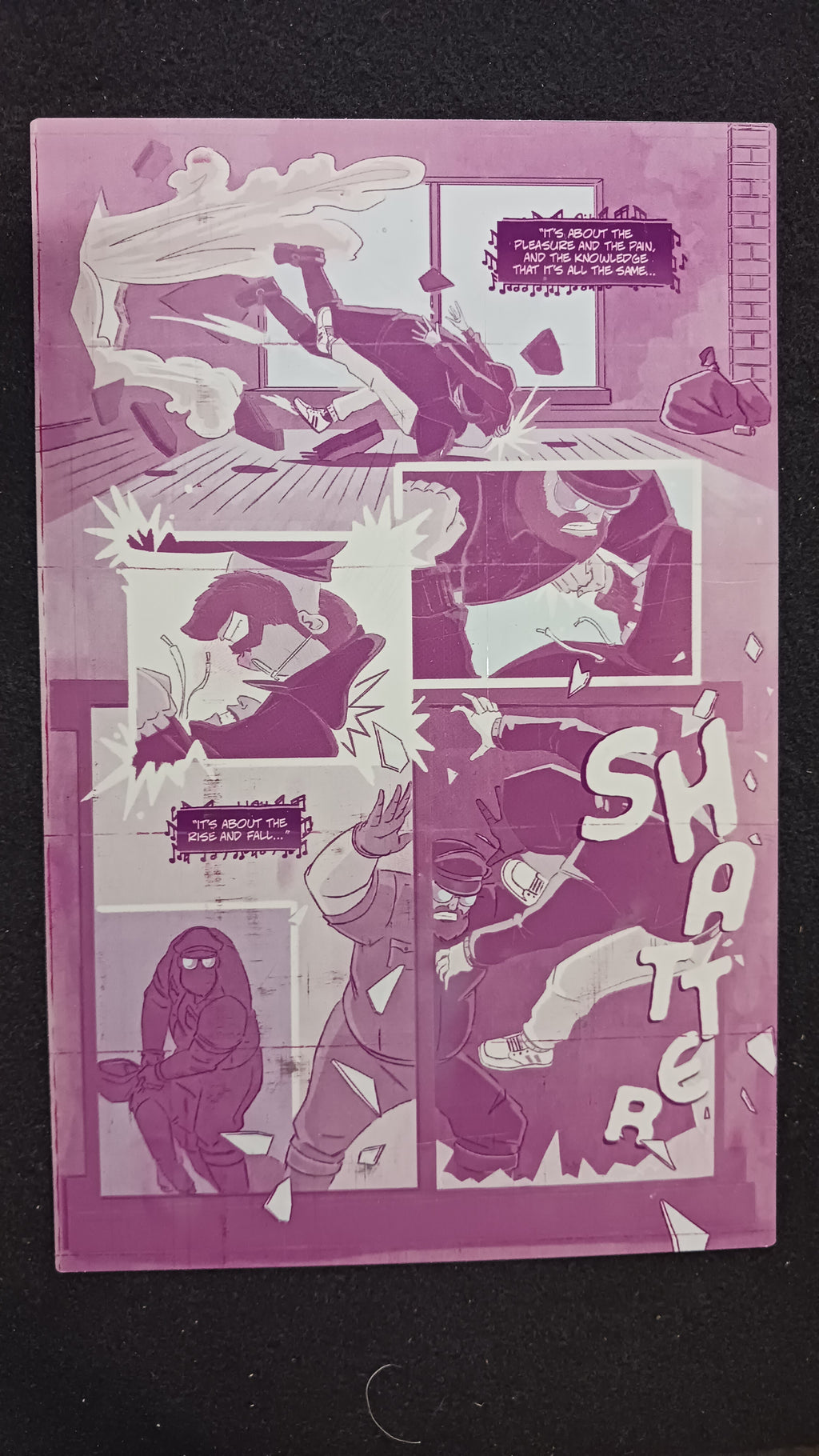 Death Drop Drag Assassin #1 - Page 10 - PRESSWORKS - Comic Art - Printer Plate - Magenta