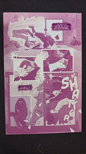 Death Drop Drag Assassin #1 - Page 10 - PRESSWORKS - Comic Art - Printer Plate - Magenta