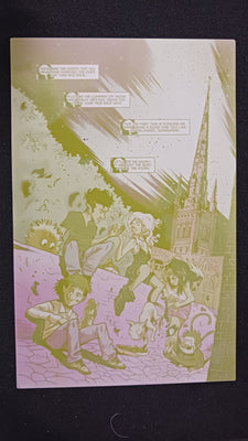Omega Gang #1 - Page 22 - Yellow - Comic Printer Plate - PRESSWORKS
