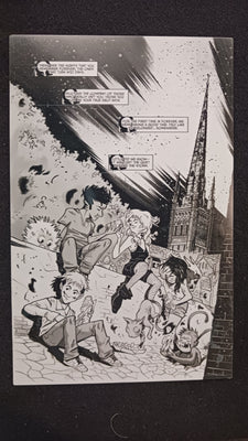 Omega Gang #1 - Page 22 - Black - Comic Printer Plate - PRESSWORKS
