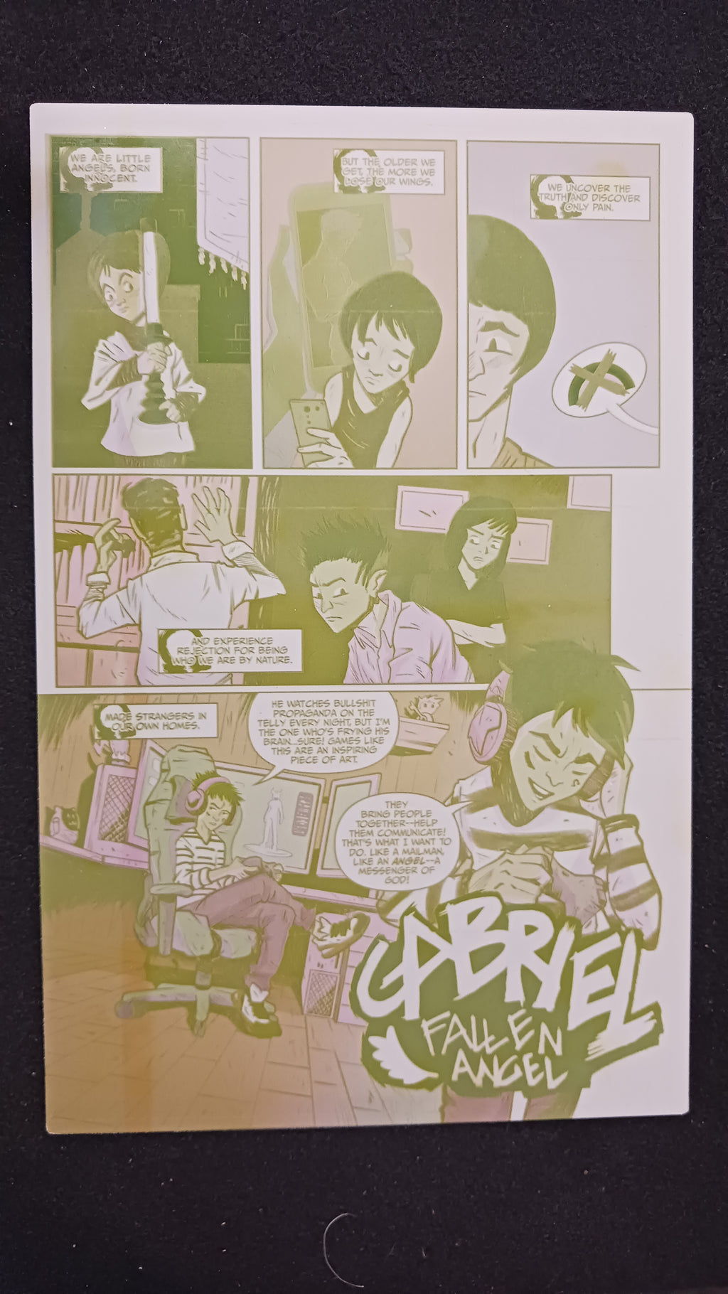 Omega Gang #1 - Page 3 - PRESSWORKS - Comic Art - Printer Plate - Yellow