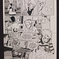 Omega Gang #1 - Page 3 - PRESSWORKS - Comic Art - Printer Plate - Black