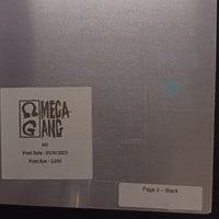 Omega Gang #1 - Page 3 - PRESSWORKS - Comic Art - Printer Plate - Black