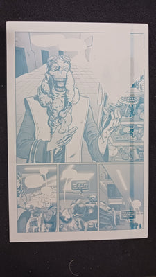 Oswald and the Star-Chaser #2 - Page 4 - Cyan - Comic Printer Plate - PRESSWORKS