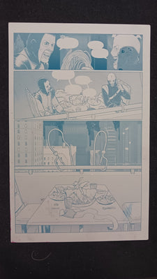 Oswald and the Star-Chaser #2 - Page 18 - Cyan - Comic Printer Plate - PRESSWORKS