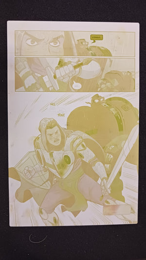 Oswald and the Star-Chaser #2 - Page 23 - PRESSWORKS - Comic Art -  Printer Plate - Yellow