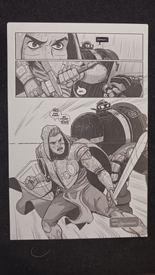 Oswald and the Star-Chaser #2 - Page 23 - Black - Comic Printer Plate - PRESSWORKS
