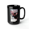 Black Friday Smiling Demon Black Mug, 15oz