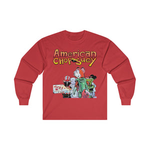 American Chop Suey "meme" Unisex Ultra Cotton Long Sleeve Tee
