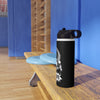 Trakovi - B&W Design - Stainless Steel Water Bottle, Standard Lid