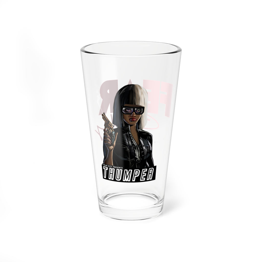 Fear City: Thumper Detective Heaven Pint Glass, 16oz