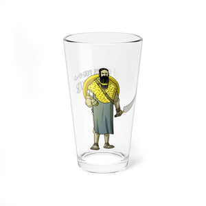 Death Comes for the Toymaker Gilgamesh Pint Glass, 16oz