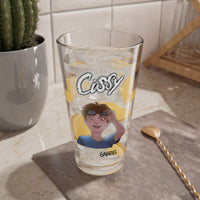 Cissy Gabriel Pint Glass, 16oz