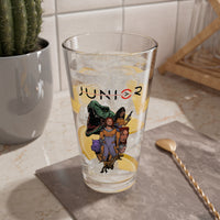 Junior Volume 1 Trade Cover Tableau Pint Glass, 16oz